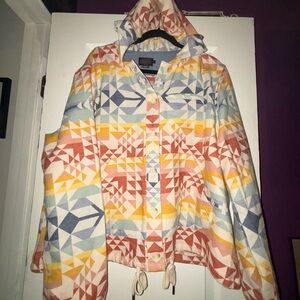 Pendleton hooded button up cardigan sweater XL